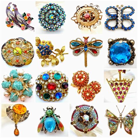 collectable brooches.